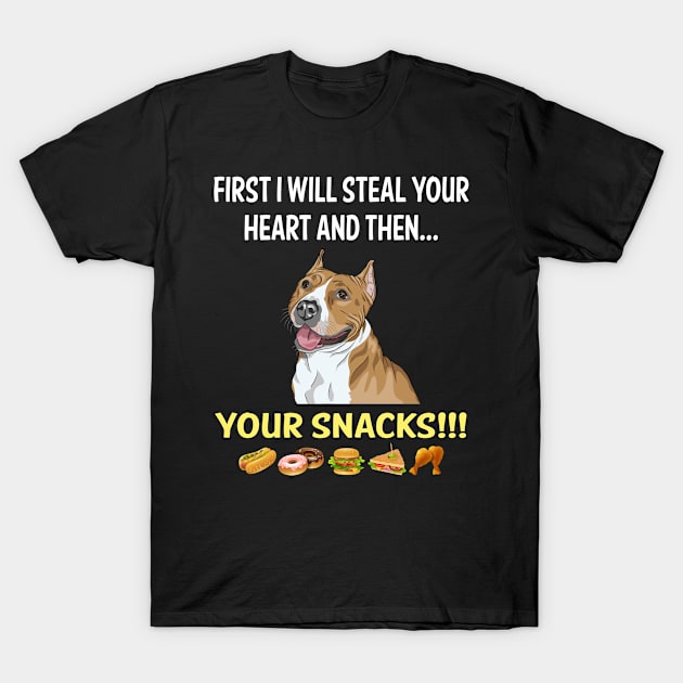 Steal Heart Staffordshire Terrier 08 T-Shirt by blakelan128